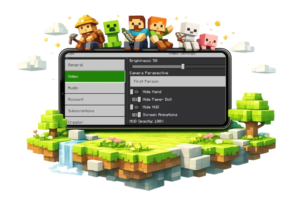 Customizable Settings