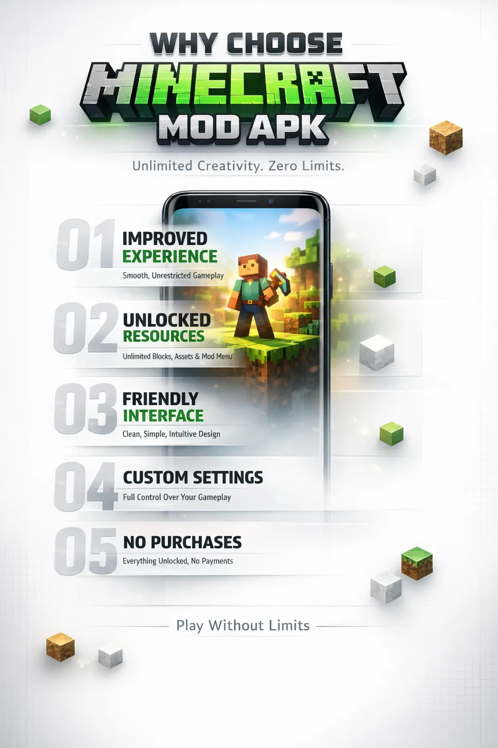 Why Choose Minecraft Mod Apk (Infographic)